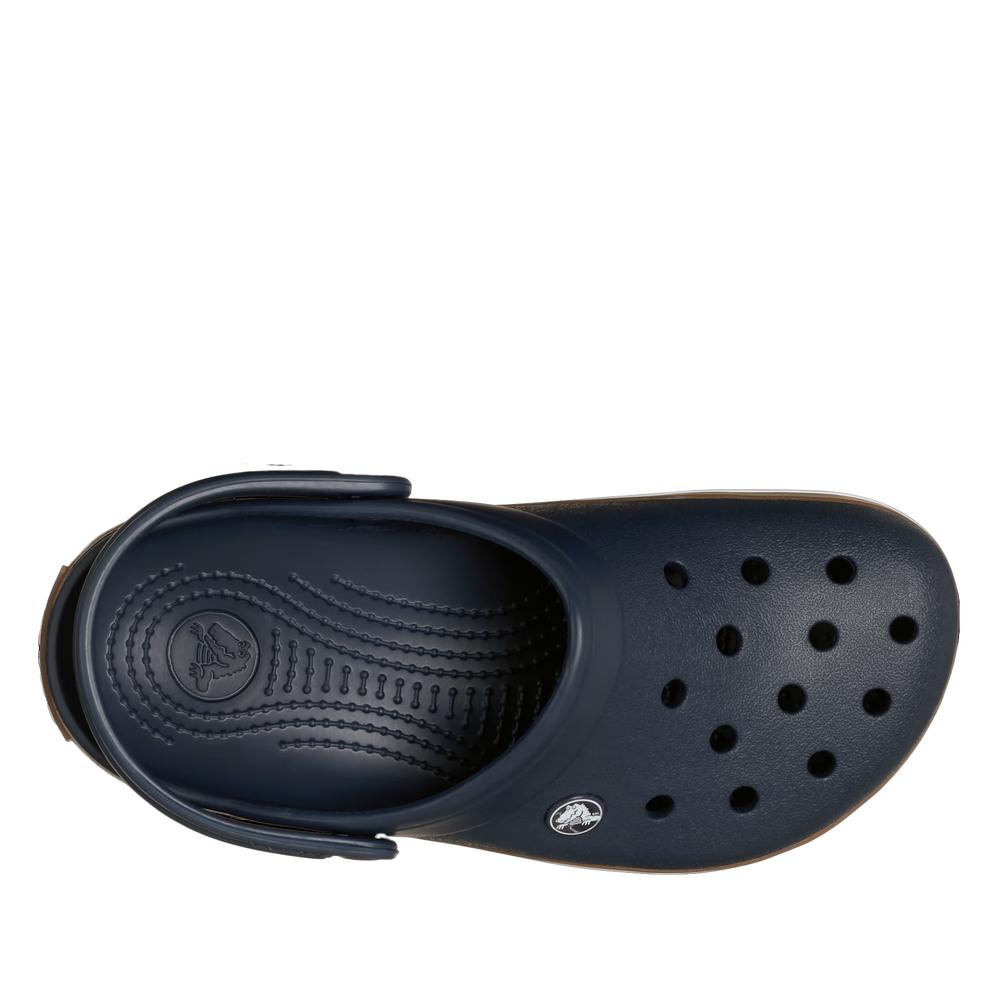 Klapki męskie Crocs Crocband Gum Clog 212756-410 - granatowe