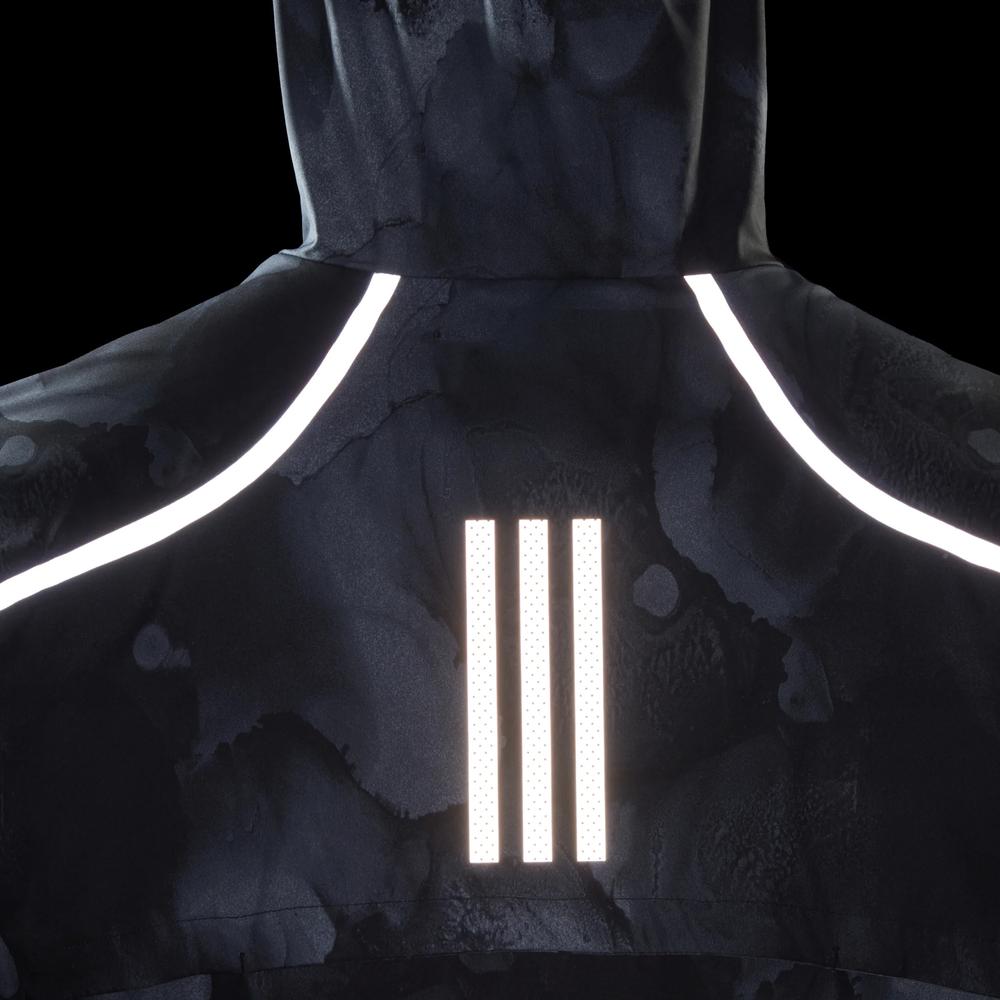 Kurtka adidas Marathon Fast Graphic Jacket HE4562 - czarna