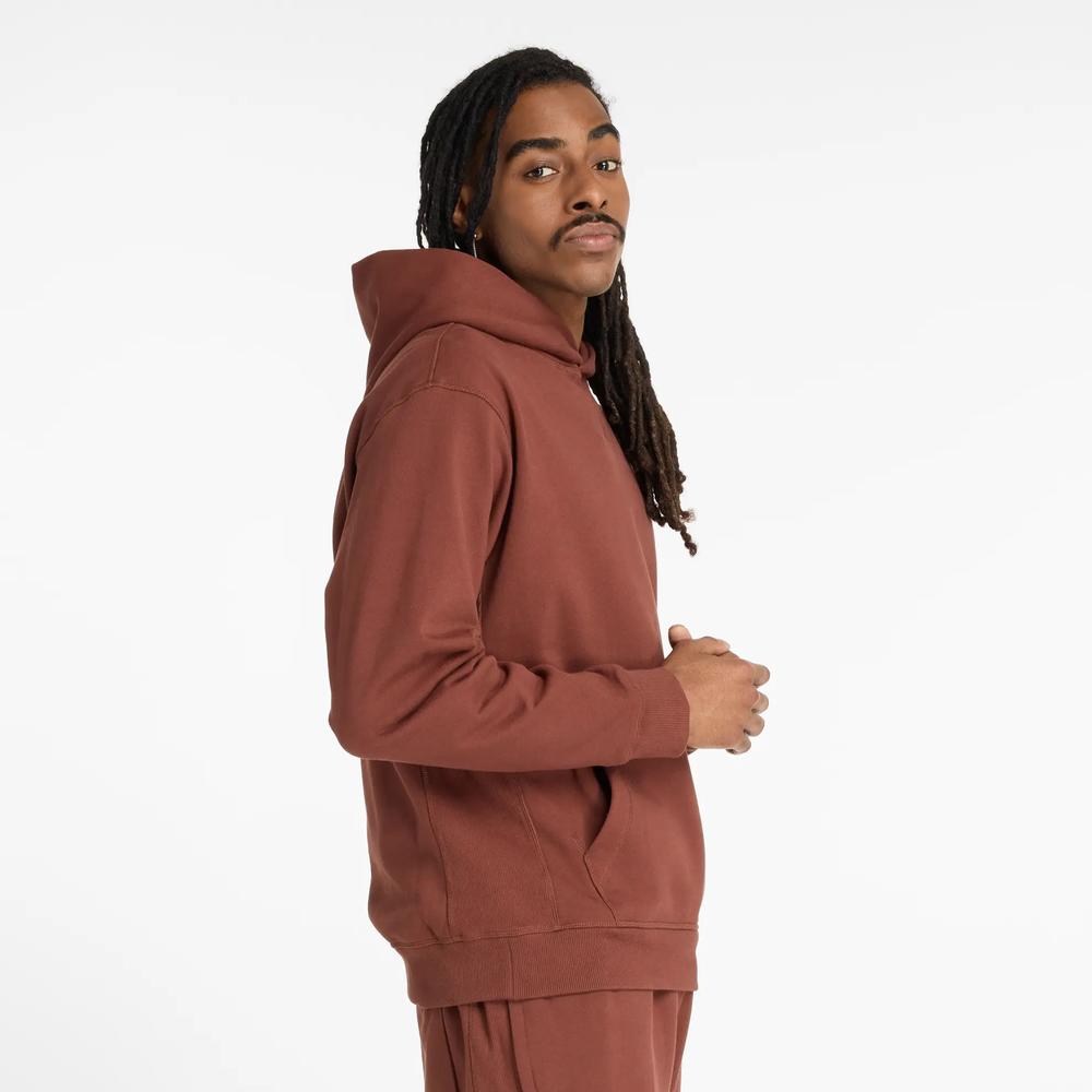 Bluza New Balance MT41534ROK - brązowa
