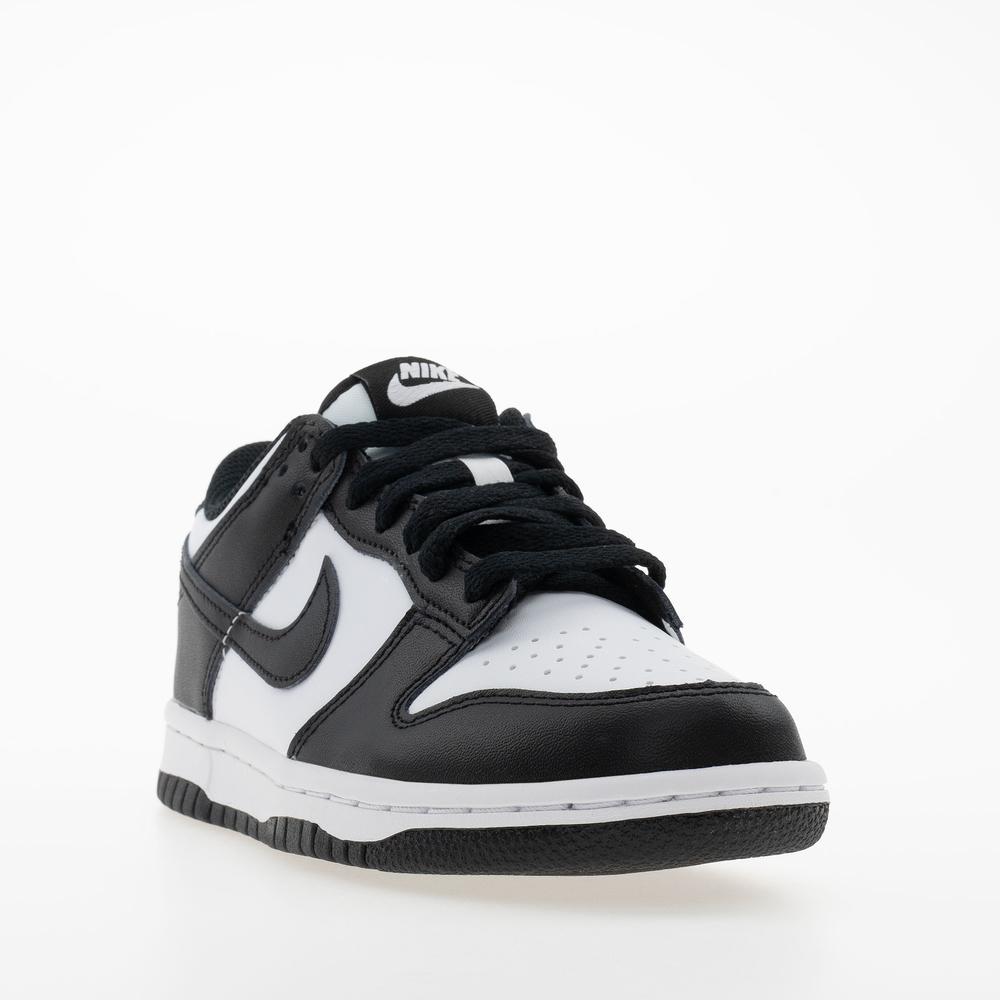 Buty młodzieżowe Nike Dunk Low CW1590-100 - biało-czarne