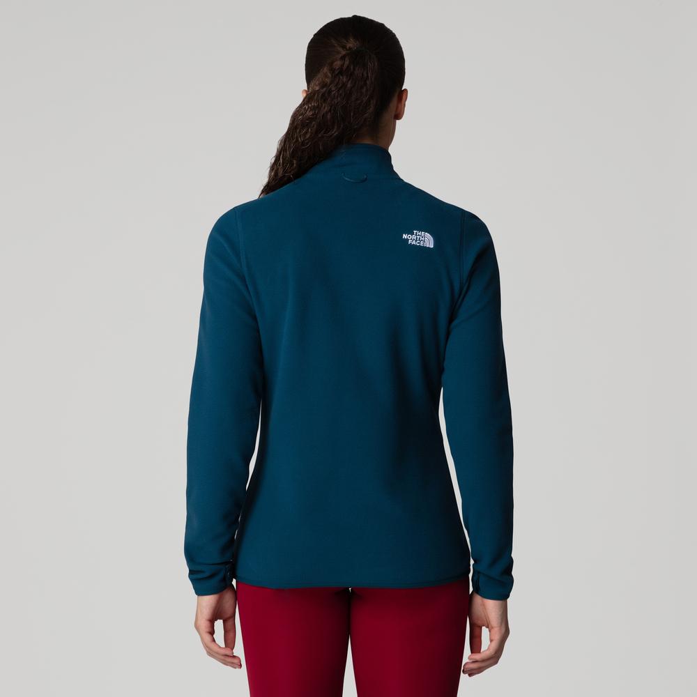 Bluza The North Face 100 Glacier Full-Zip Fleece 0A855O1NO1 - granatowa