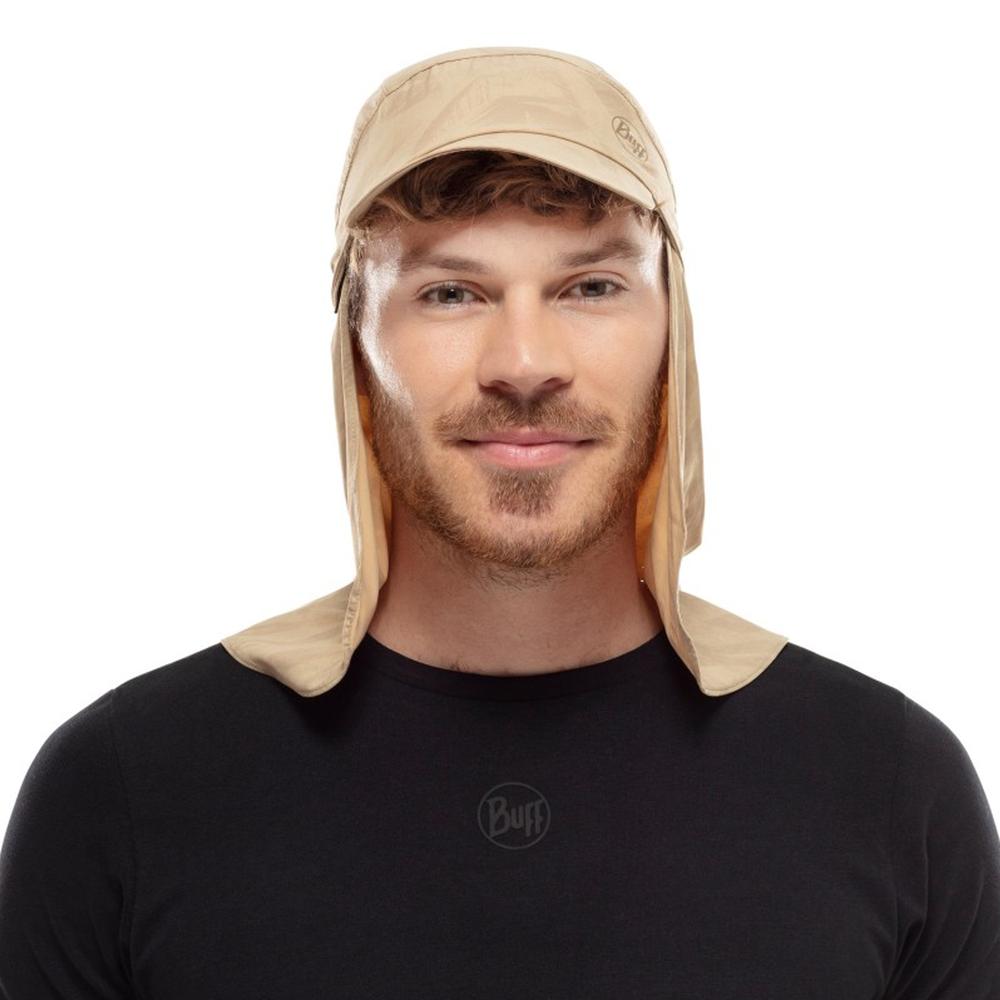 Czapka z daszkiem Buff Pack Sahara Cap Acai 125341.302.20.00 - beżowa