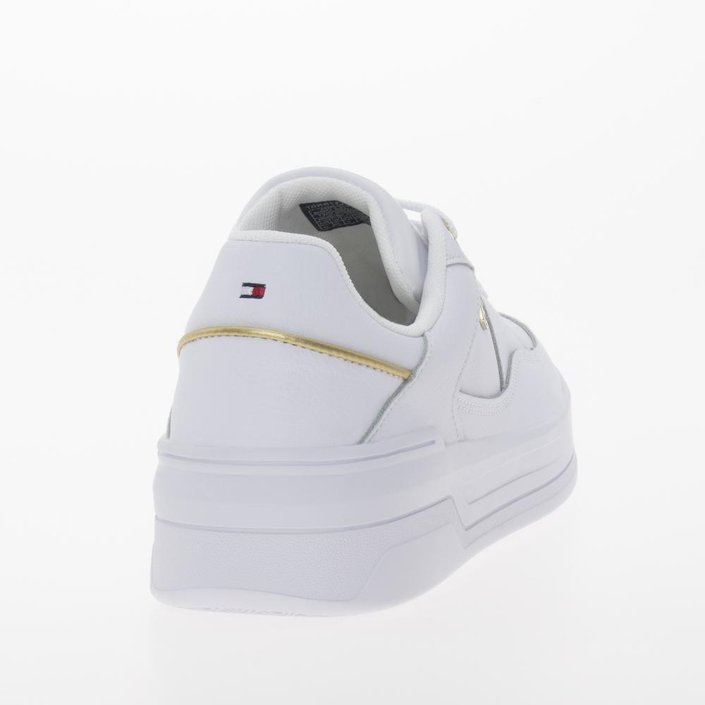 Buty Tommy Hilfiger Essential Basket Sneaker FW0FW08261-YBS - białe