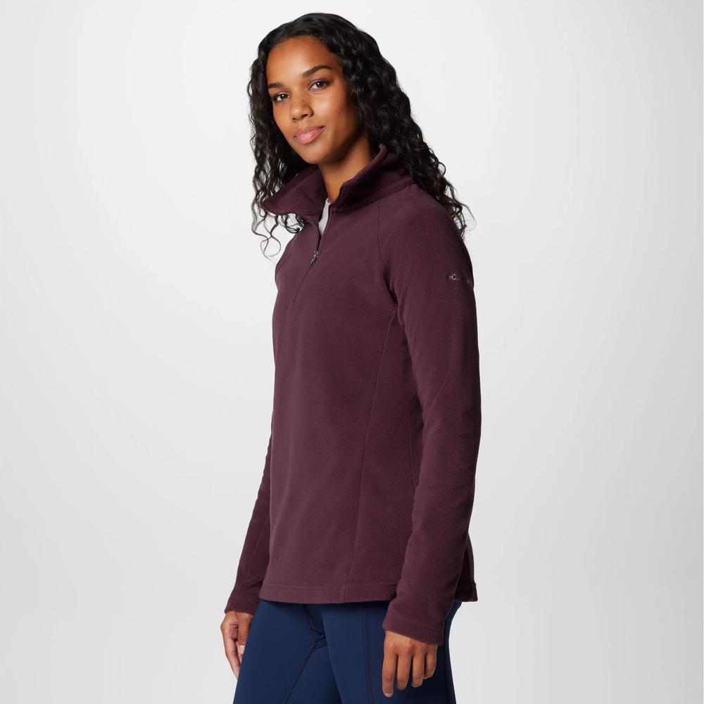 Bluza Columbia Glacial IV 1/2 Zip 1802201606 - bordowa