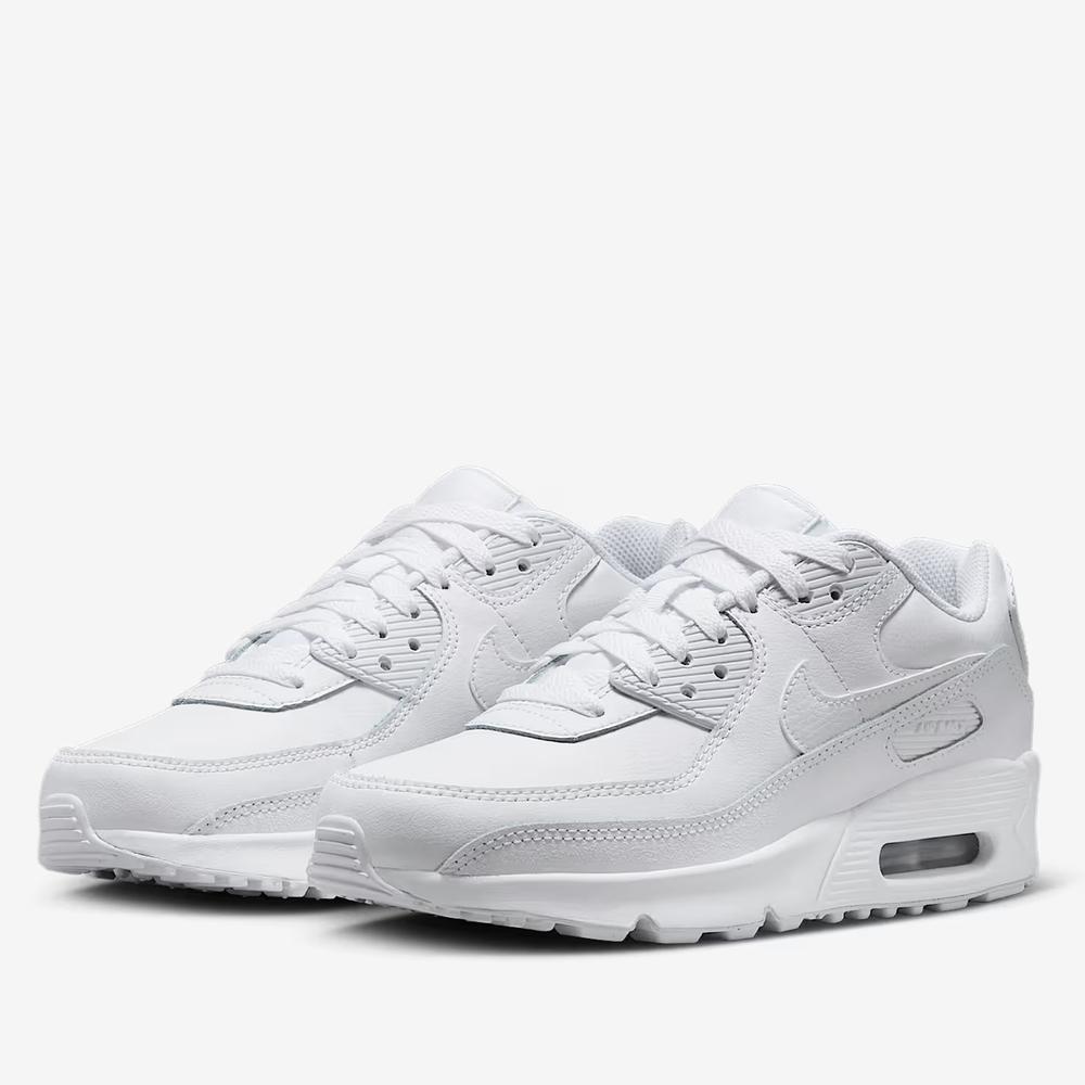 Buty młodzieżowe Nike Air Max 90 HF6358-102 - białe