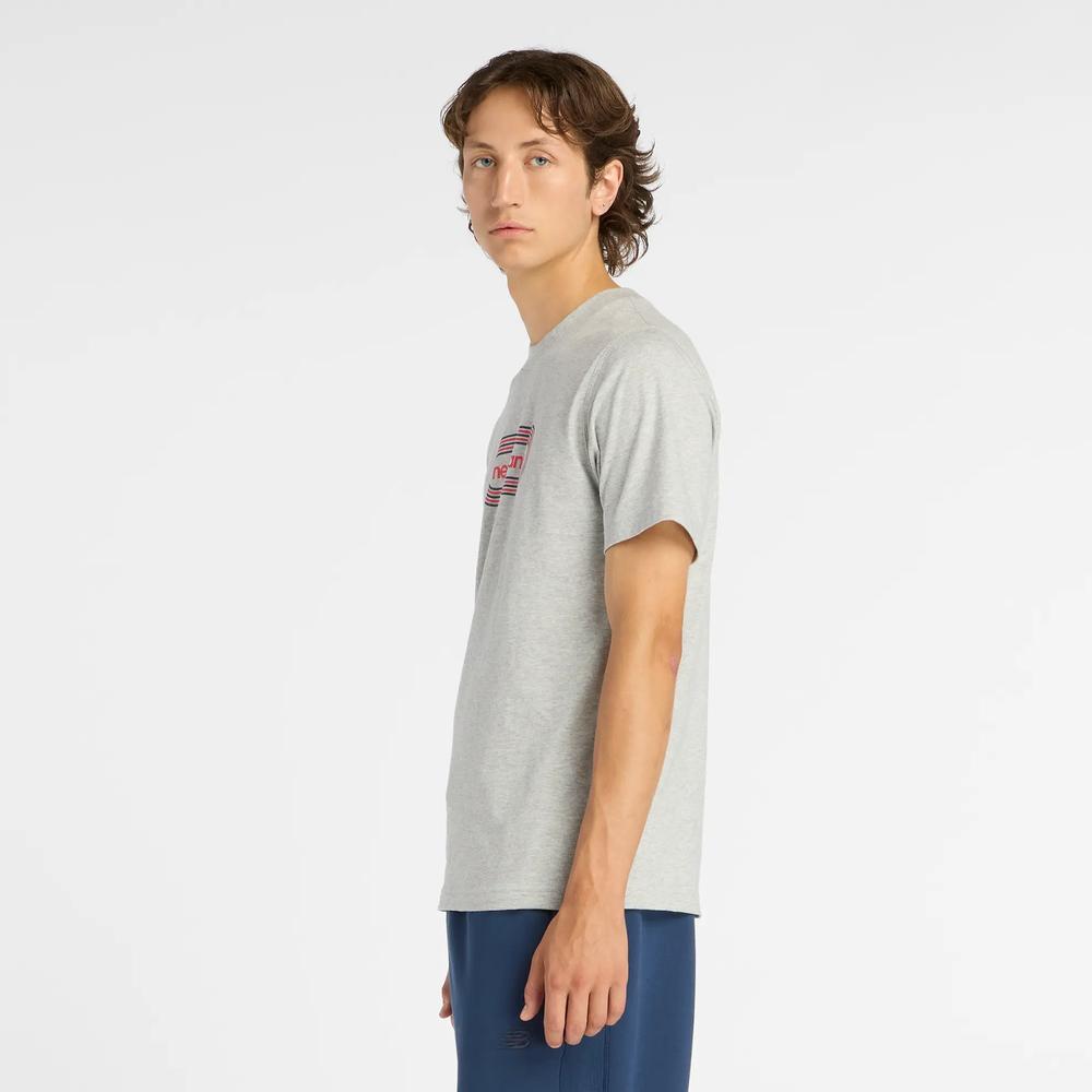 Koszulka męska New Balance MT61C48BAG - szara