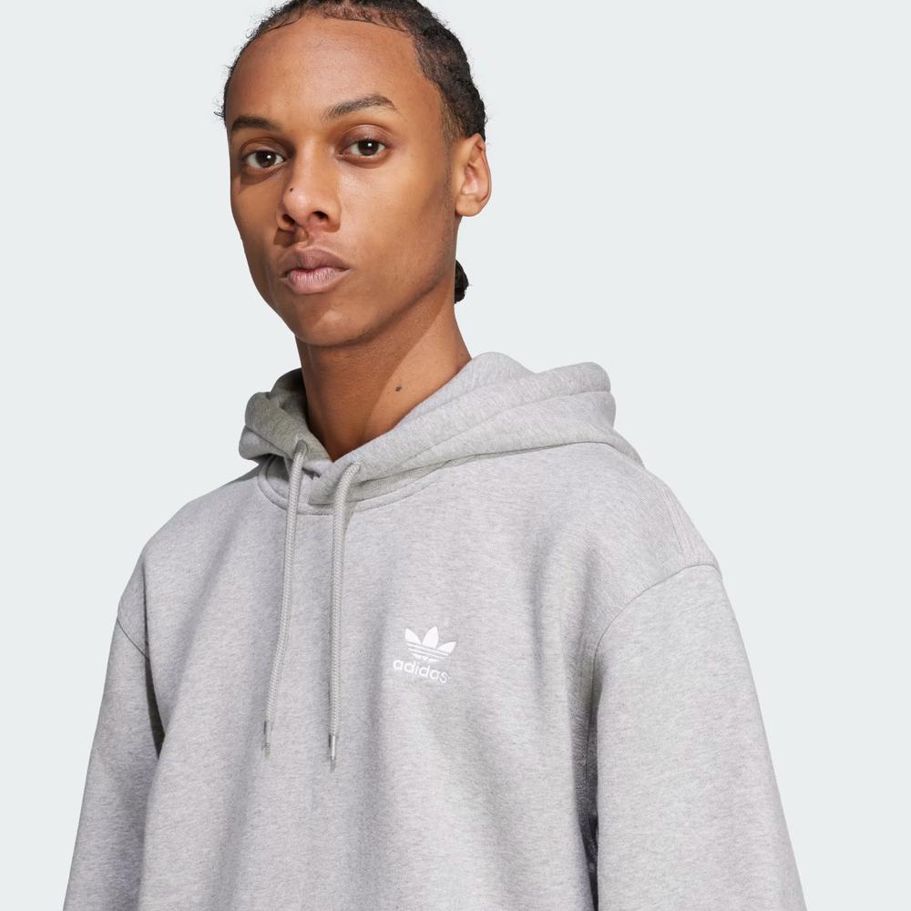 Bluza męska adidas Originals Trefoil Essentials Loose Hoodie JV6057 - szara