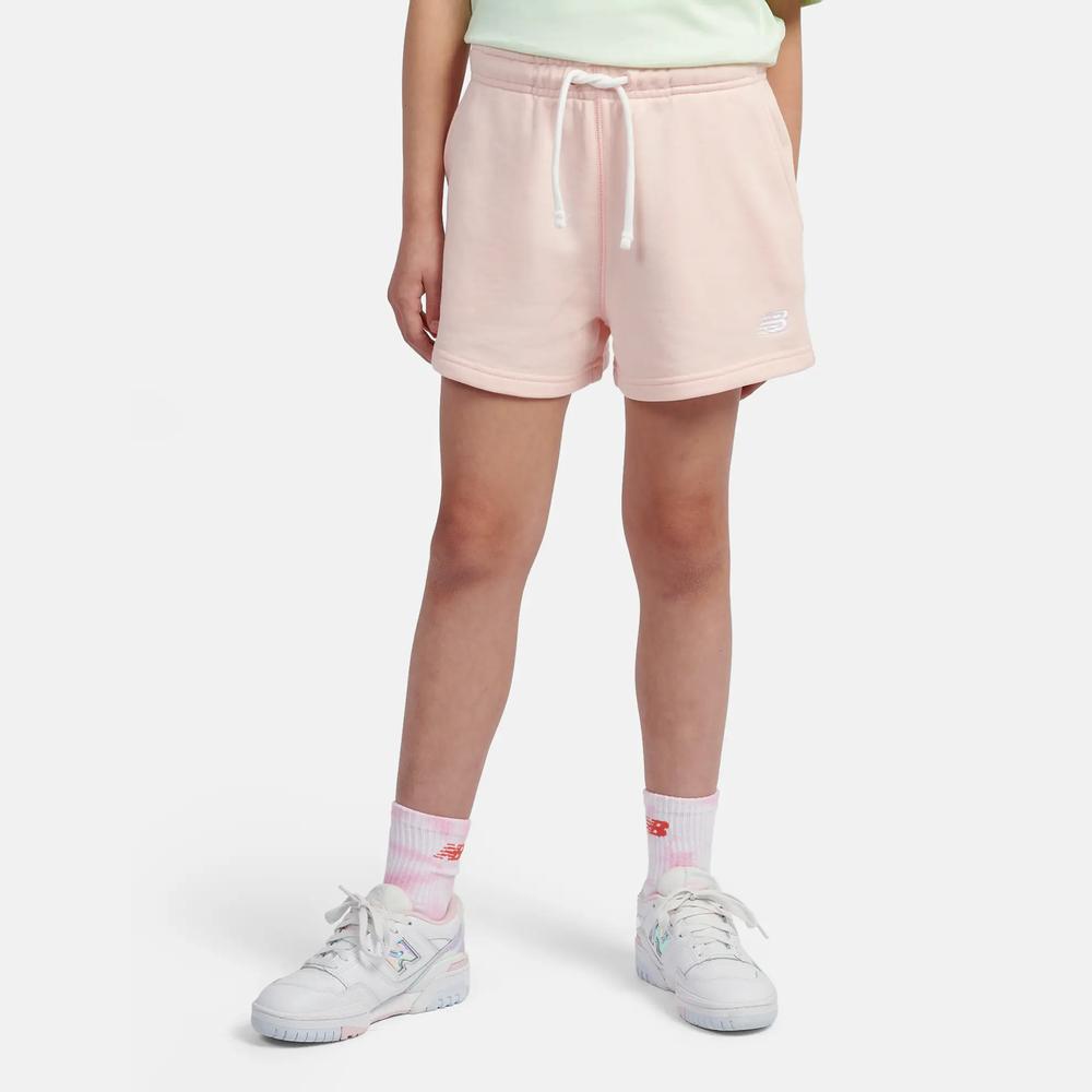 Spodenki dziecięce New Balance LAKG0006PIE - różowe