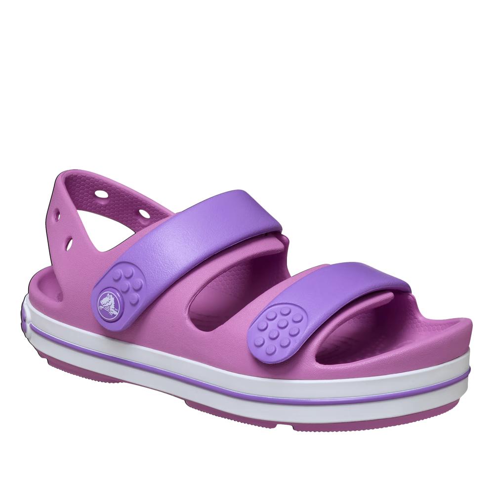 Sandały dziecięce Crocs Crocband Cruiser Sandal 209423-6WQ - różowe