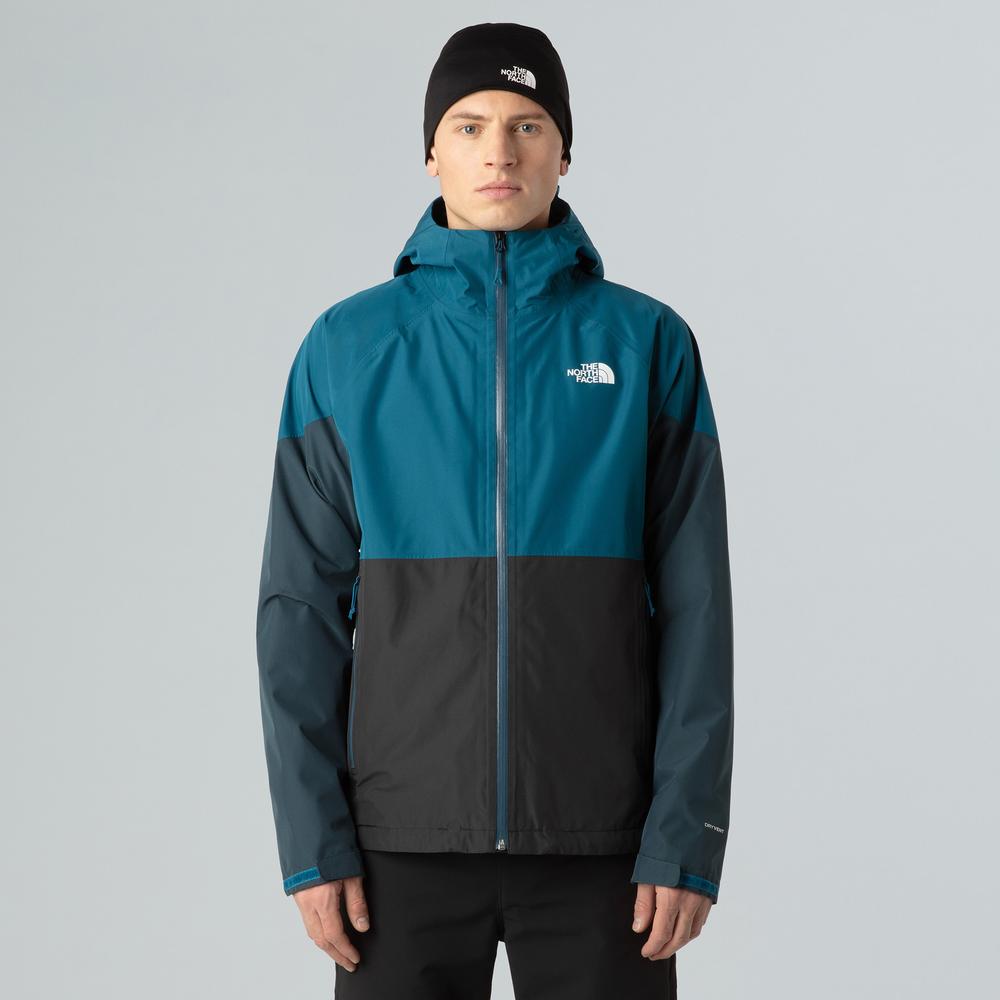 Kurtka męska The North Face Lightning Zip-In 0A87GNEIF1 - czarno-niebiesko