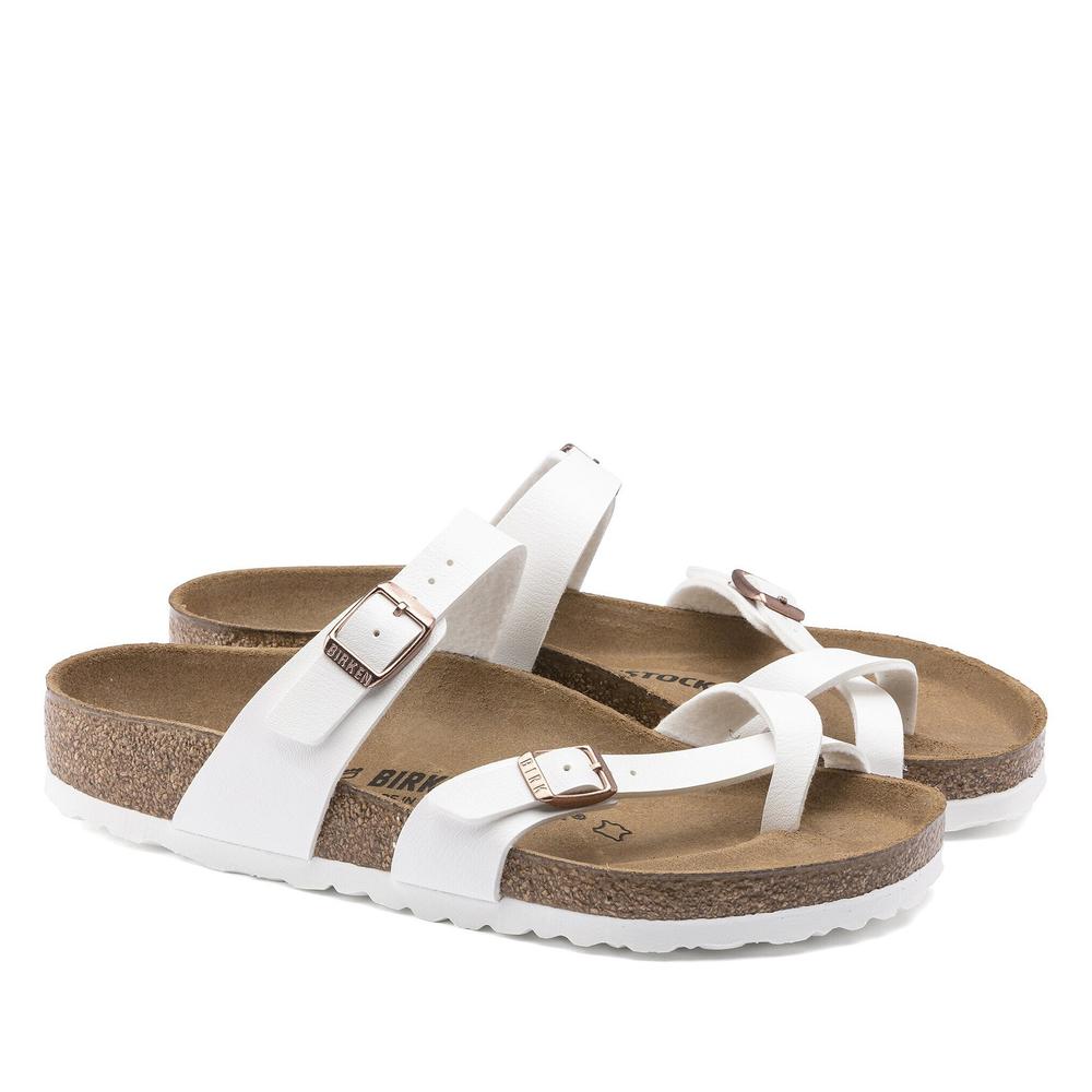 Klapki damskie Birkenstock Mayari 1014190 - białe