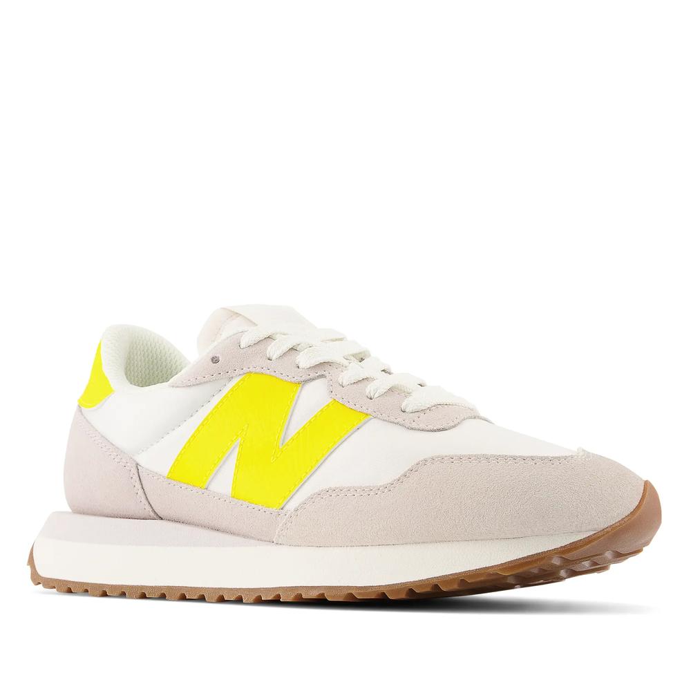 Buty New Balance WS237QE - beżowo-żółte