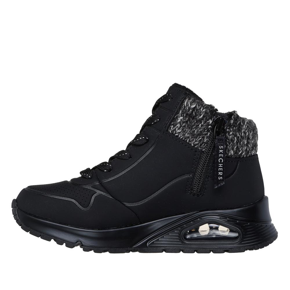 Buty młodzieżowe Skechers Uno Gen 1 Darling Daze 310566LBLK - czarne