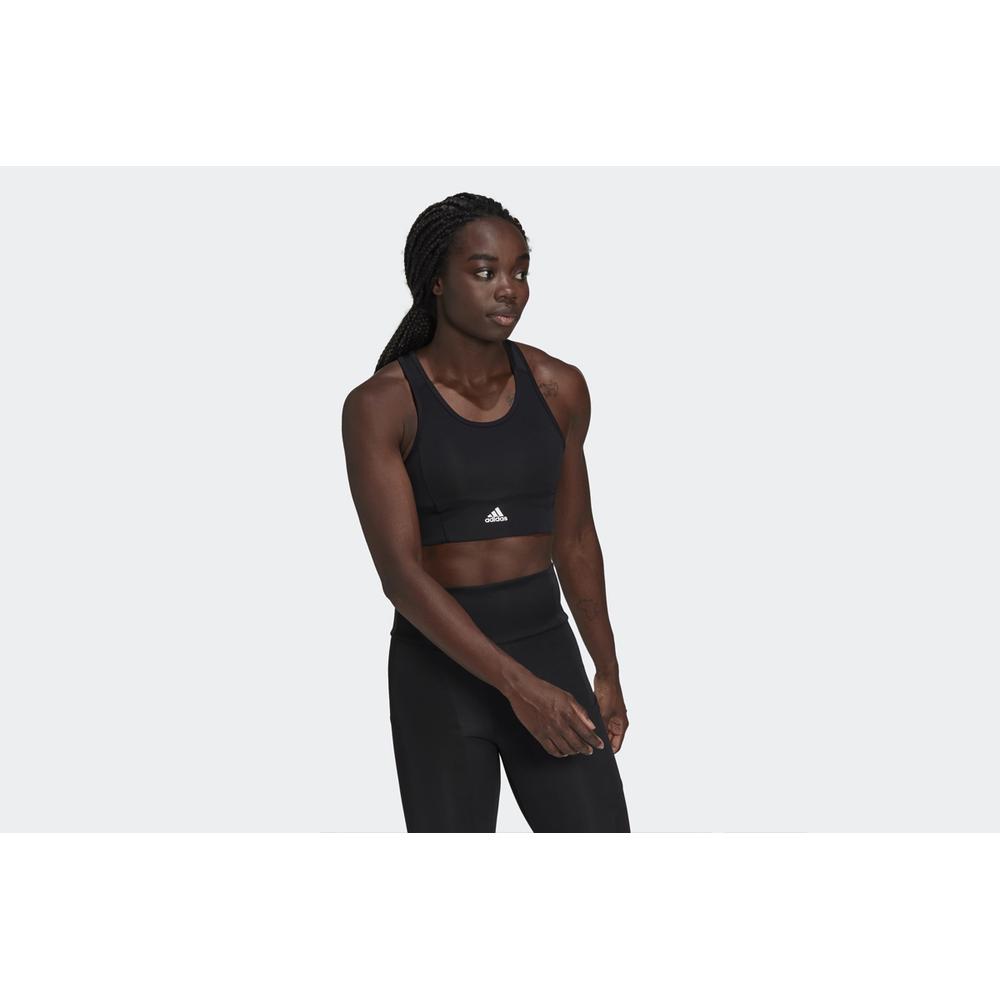 adidas Aeroready Designed To Move 3-Stripes Padded Sports Crop Top > GS8774