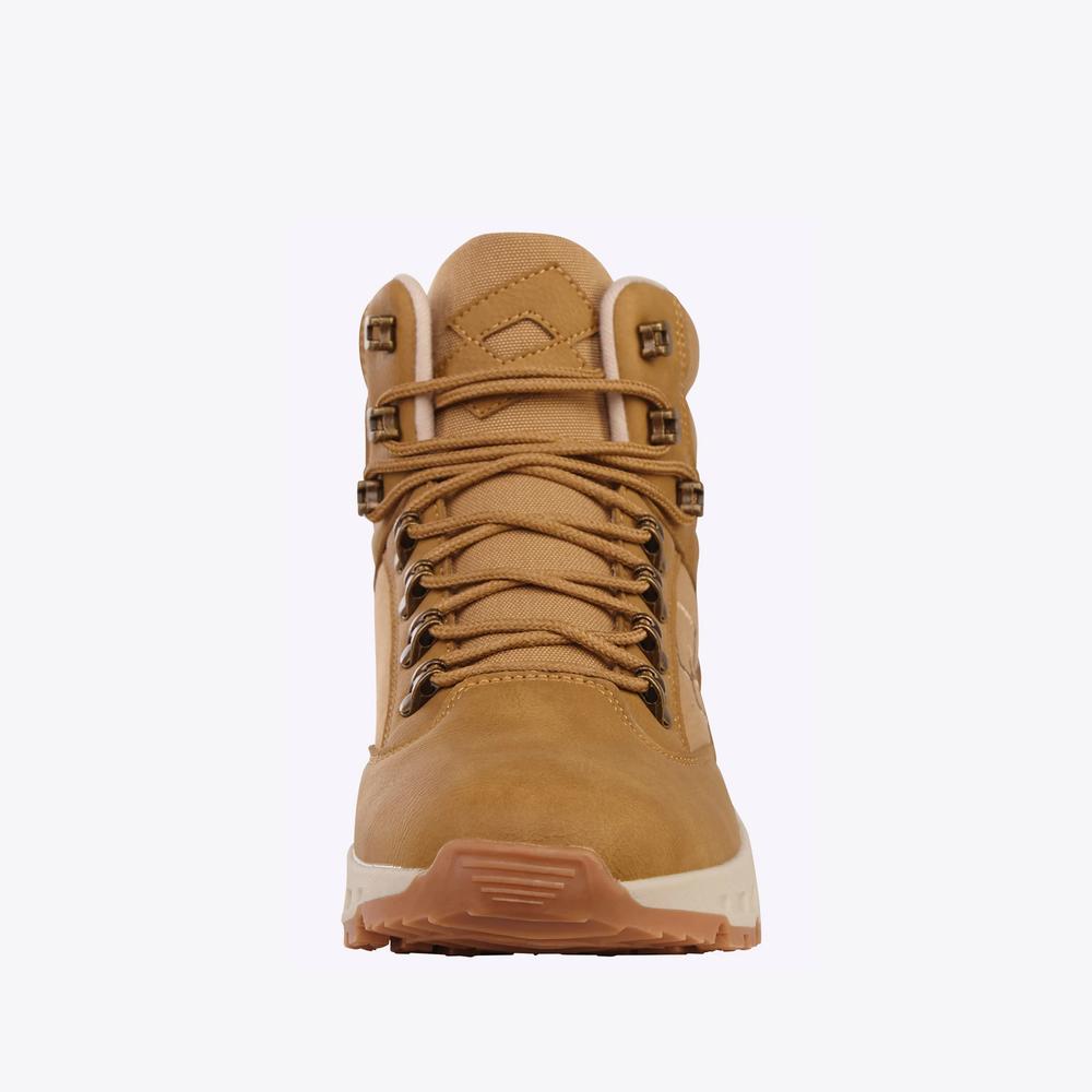 Buty męskie Lotto Woodlark Mid 2400310U-7272 - brązowe