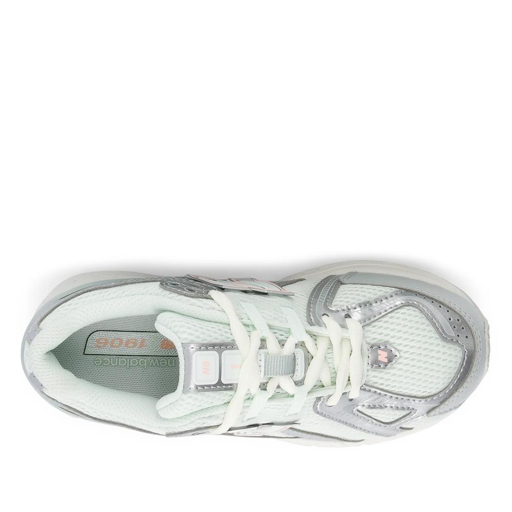 Buty dziecięce New Balance P19069T2 - miętowe