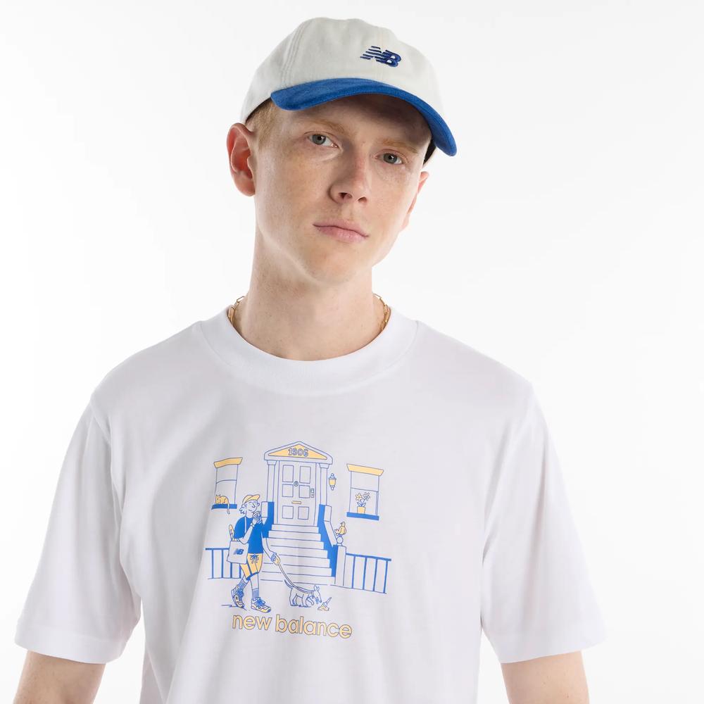 Koszulka męska New Balance MT61Y0XJWT - biała