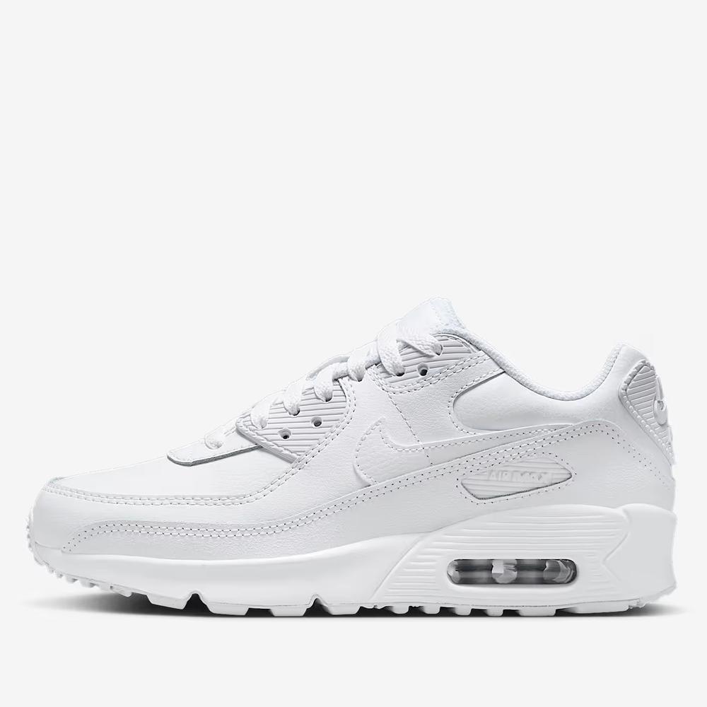 Buty młodzieżowe Nike Air Max 90 HF6358-102 - białe