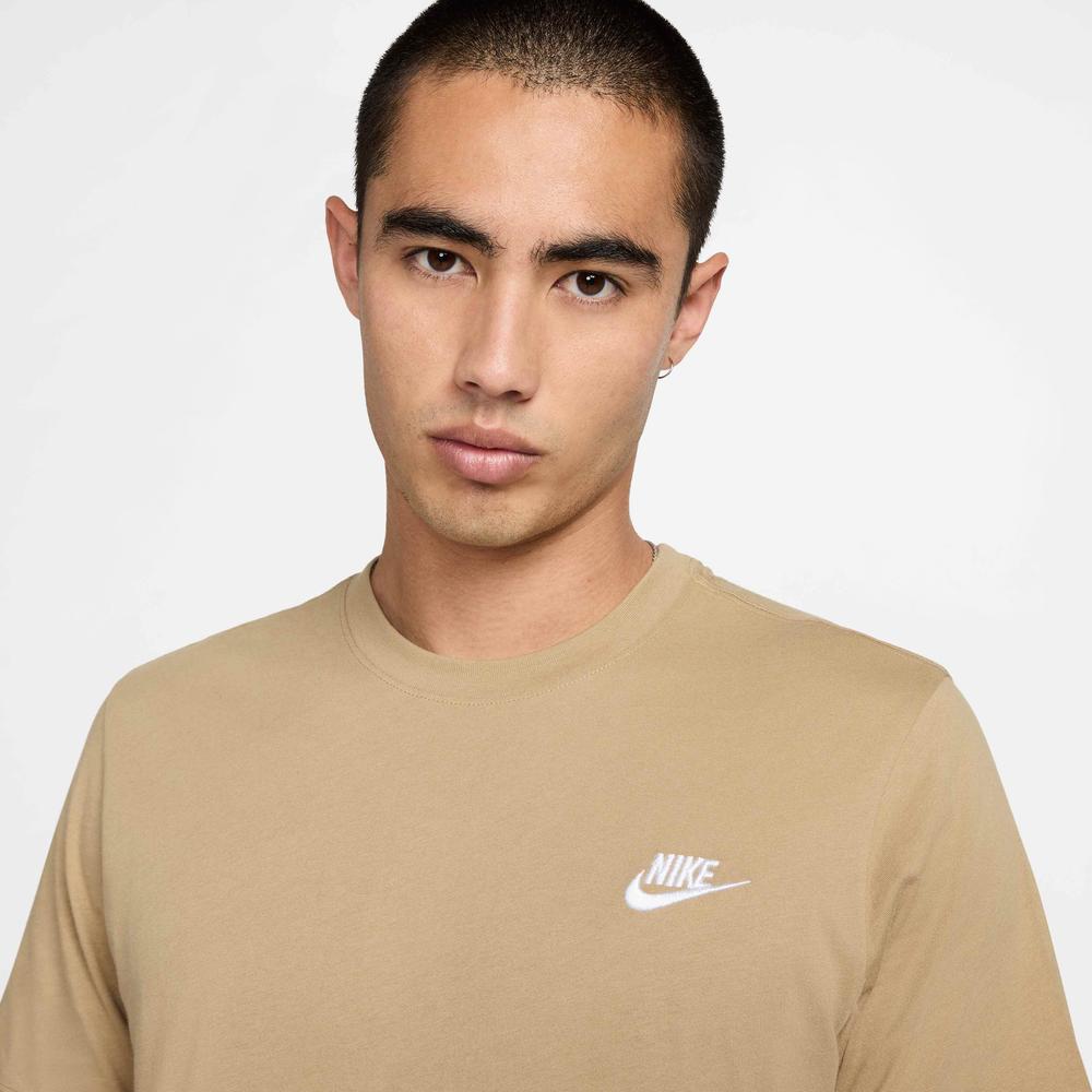 Koszulka męska Nike Sportswear Club AR4997-297 - beżowa