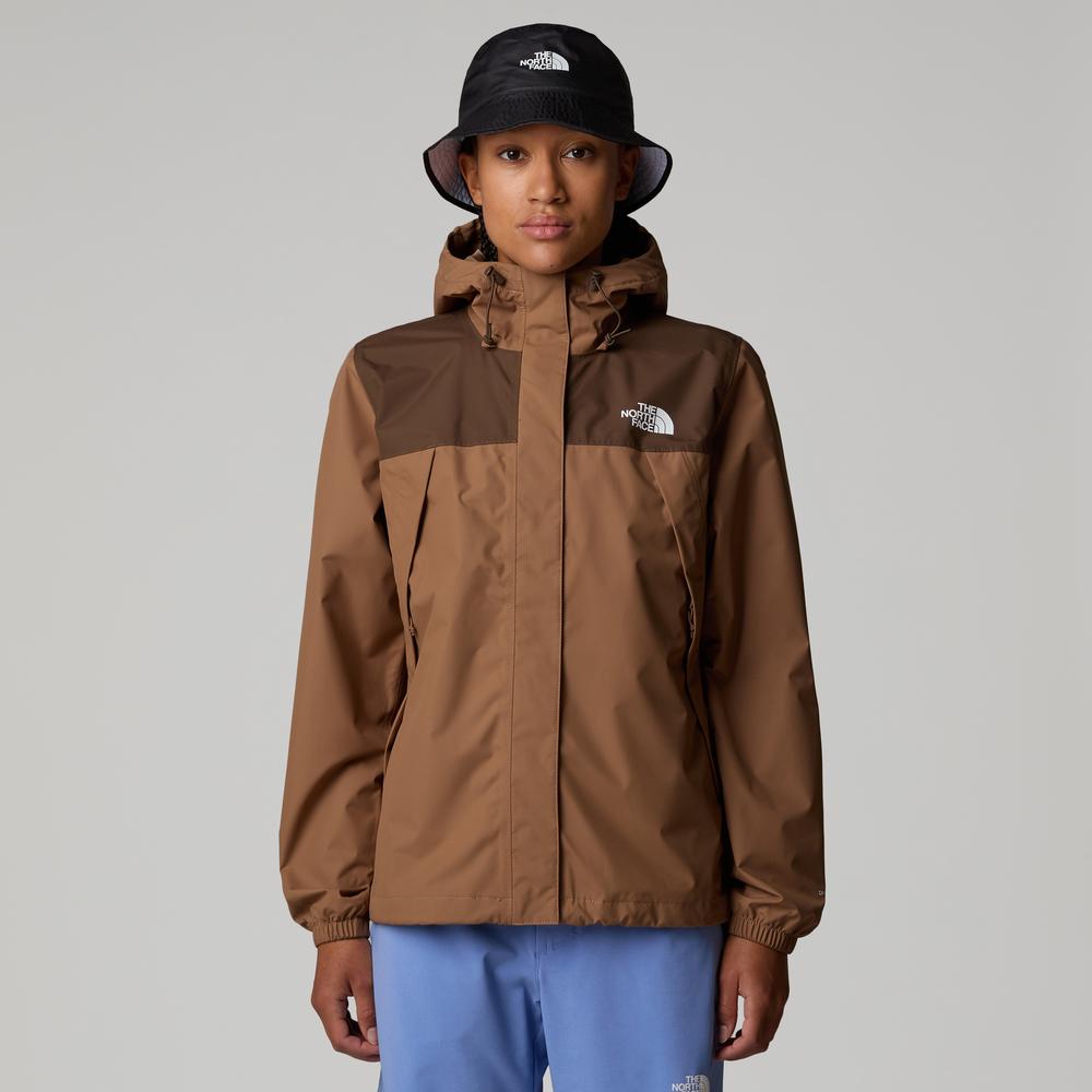 Kurtka The North Face Antora Rain Jacket 0A8BKD5K21 - brązowa