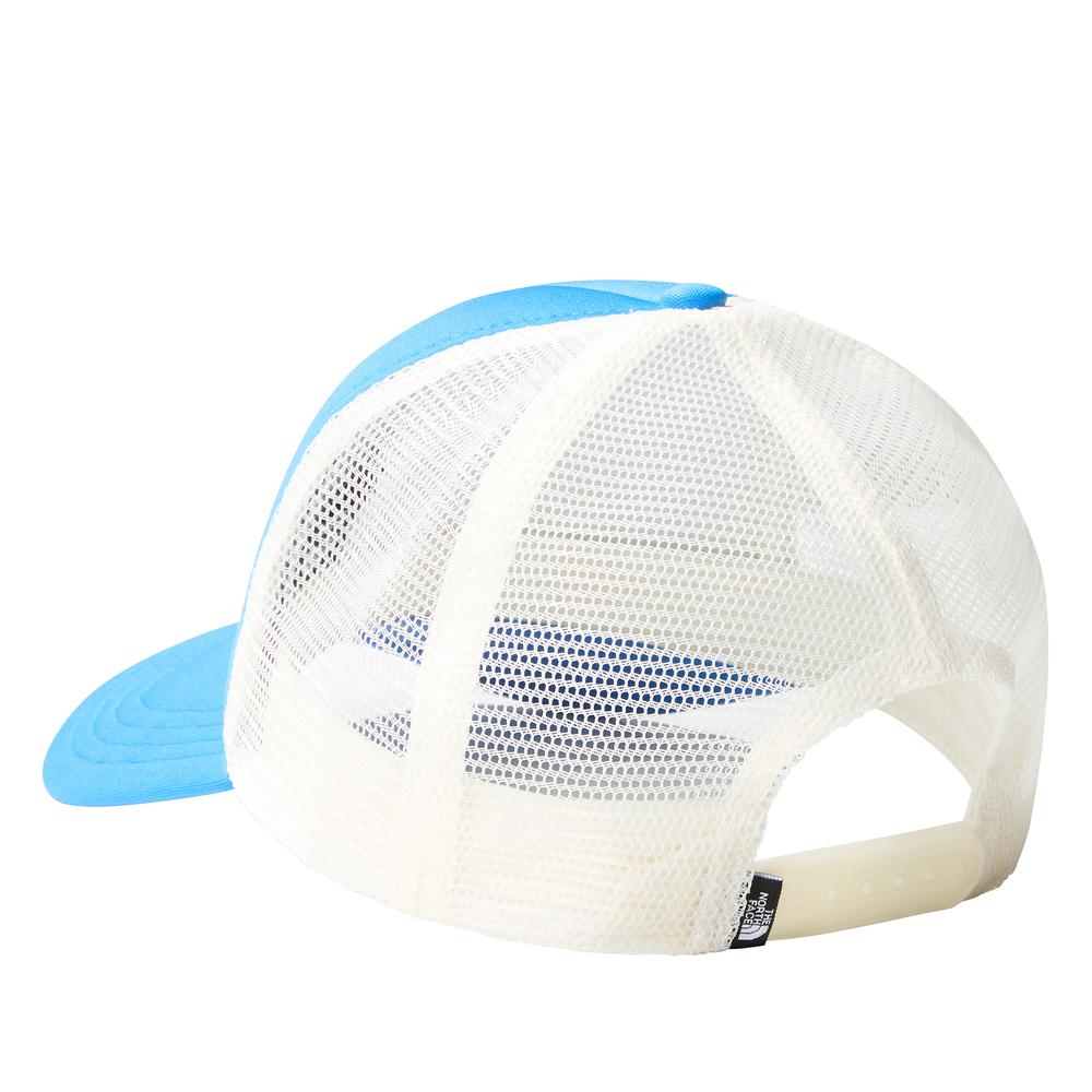 Czapka z daszkiem The North Face Logo Trucker 0A3FM3LV61 - niebiesko-biała