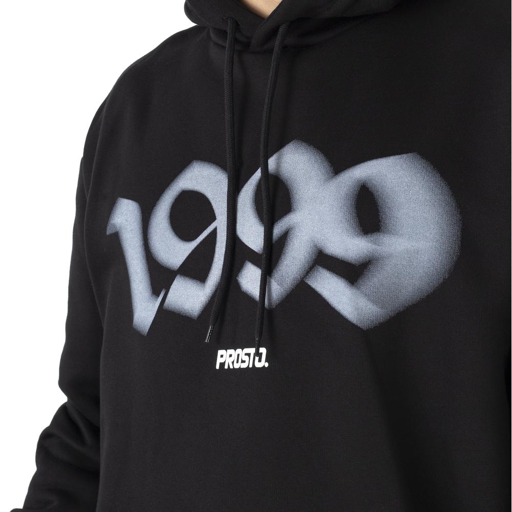 Bluza Prosto Klasyk Hoodie Izzle KL232MSWE2031 - czarna