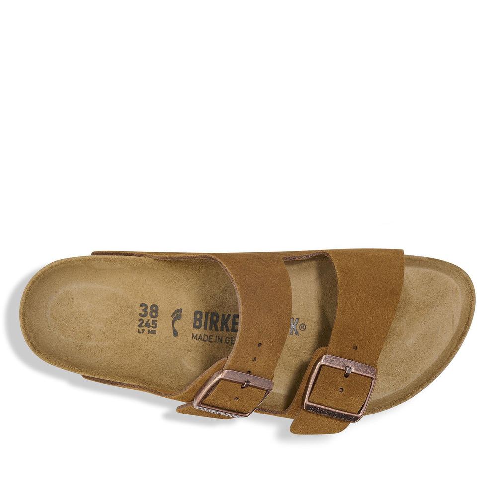 Klapki męskie Birkenstock Arizona 1027082 - brązowe