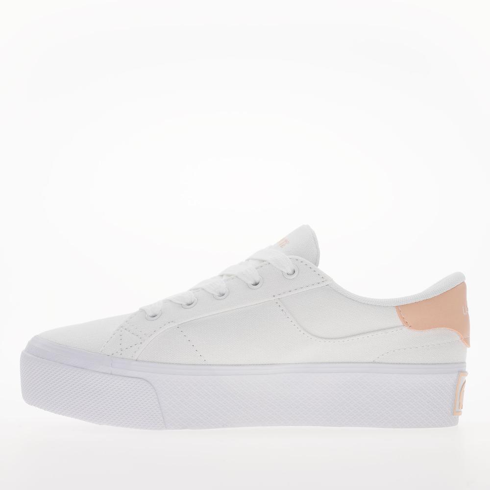 Buty Lacoste Ziane Platform 125 1 CFA 749CFA0017-1Y9 - białe
