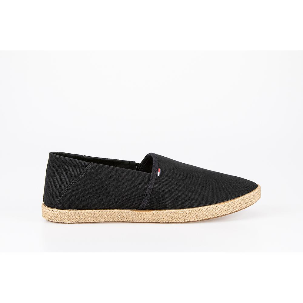 Buty Tommy Jeans Essential Espadrilles EM0EM00677-BDS - czarne