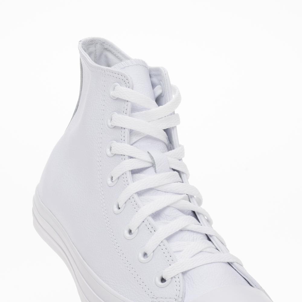 Buty Converse Chuck Taylor All Star Hi Mono Leather 1T406 - białe