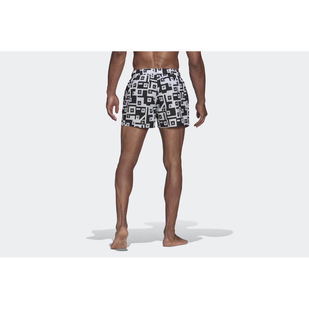 Spodenki adidas Graphic Swim Shorts HA3312 - czarno-białe
