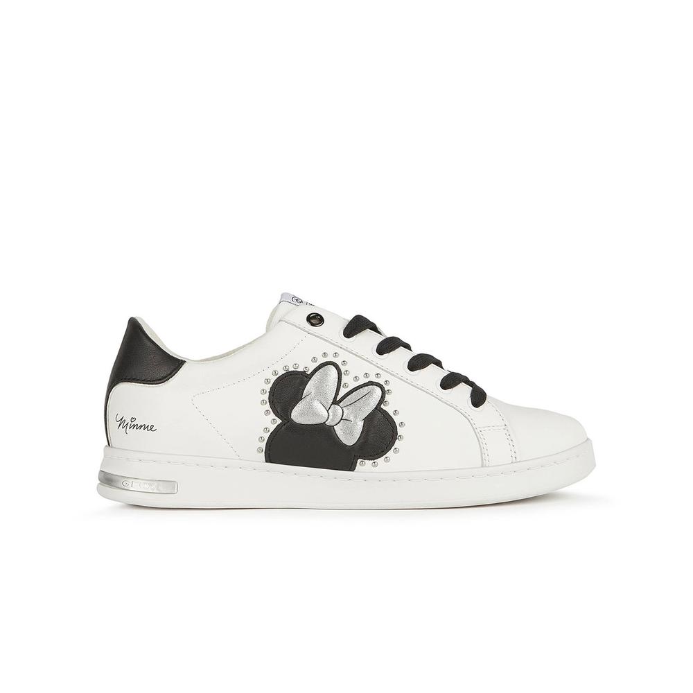 Buty Geox Jaysen D251BF00085C0404 - biało-czarne