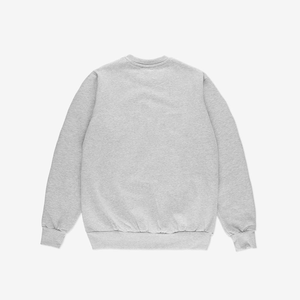 Bluza Prosto Klasyk Crewneck Humb KL222MSWE1093 - szara