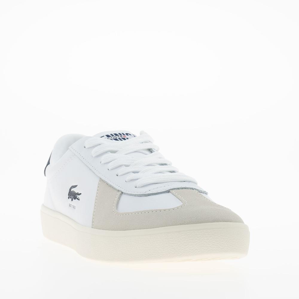 Buty męskie Lacoste Baseshot Pro 225 7 SMA 750SMA0040-042 - białe