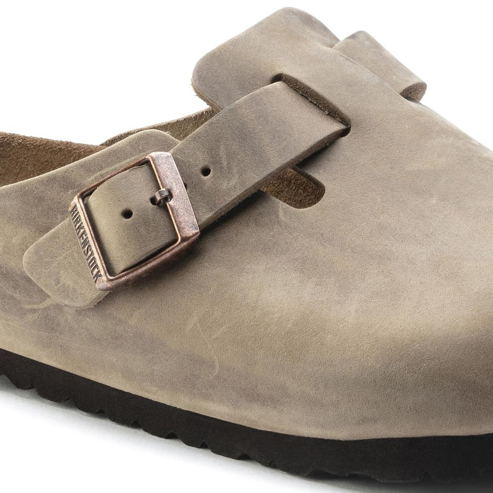 Klapki unisex Birkenstock Boston 1018147 - brązowe