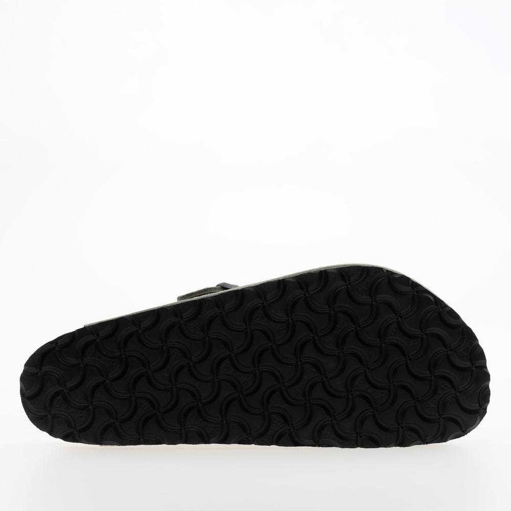 Klapki męskie Birkenstock Boston BS 1030622 - szare