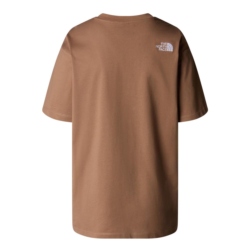 Koszulka damska The North Face Simple Dome 0A87NQ6IH1 - brązowa