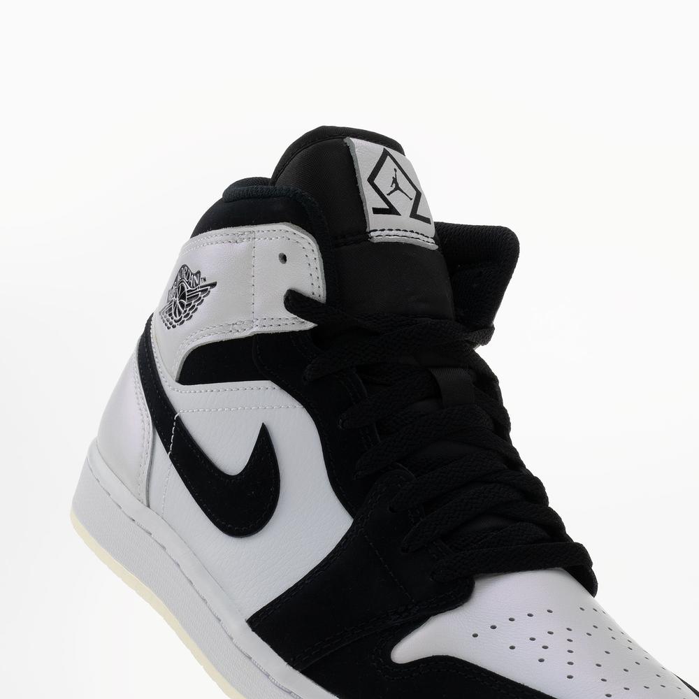 Buty męskie Air Jordan 1 Mid SE DH6933-100 - biało-czarne
