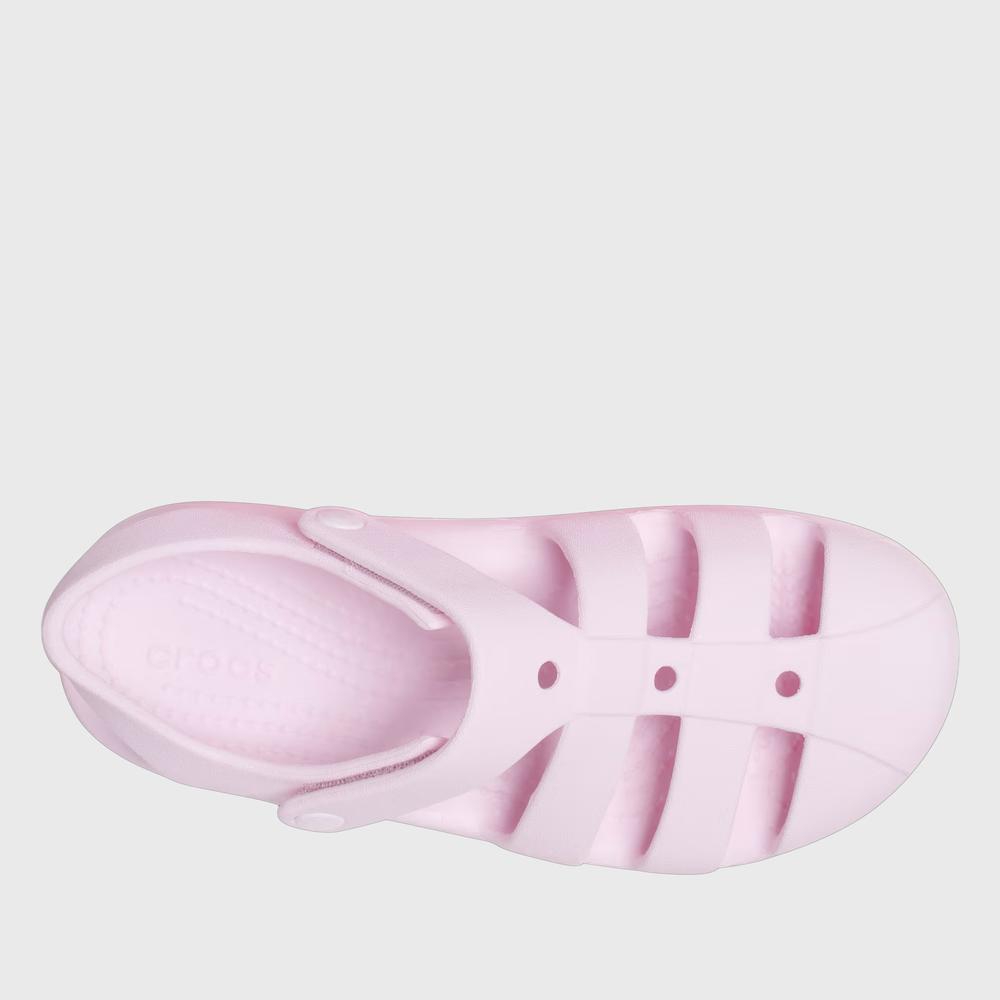 Sandały dziecięce Crocs Classic Fisherman Sandal 210626-6ZW - różowe