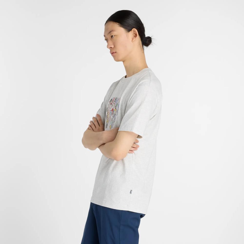 Koszulka męska New Balance MT53905AHH - szara