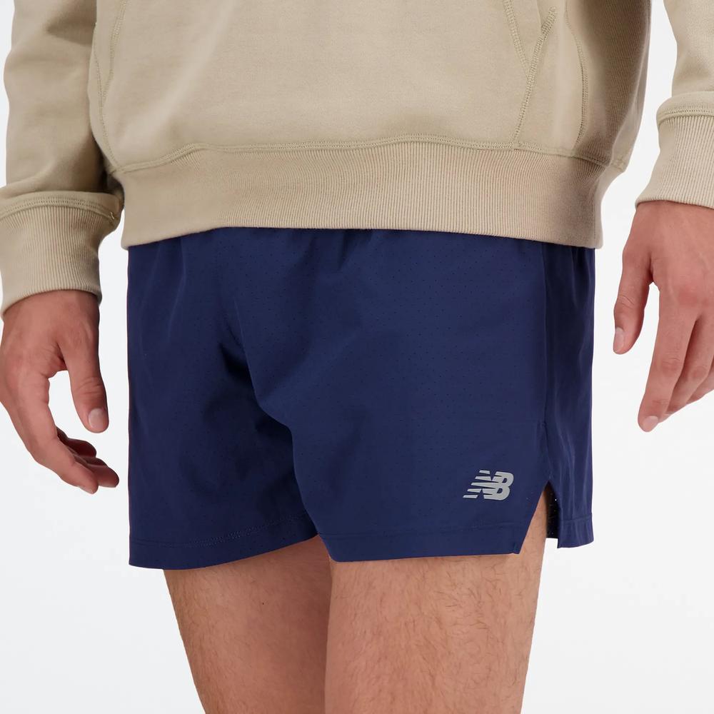 Spodenki męskie New Balance MS41286NNY - granatowe