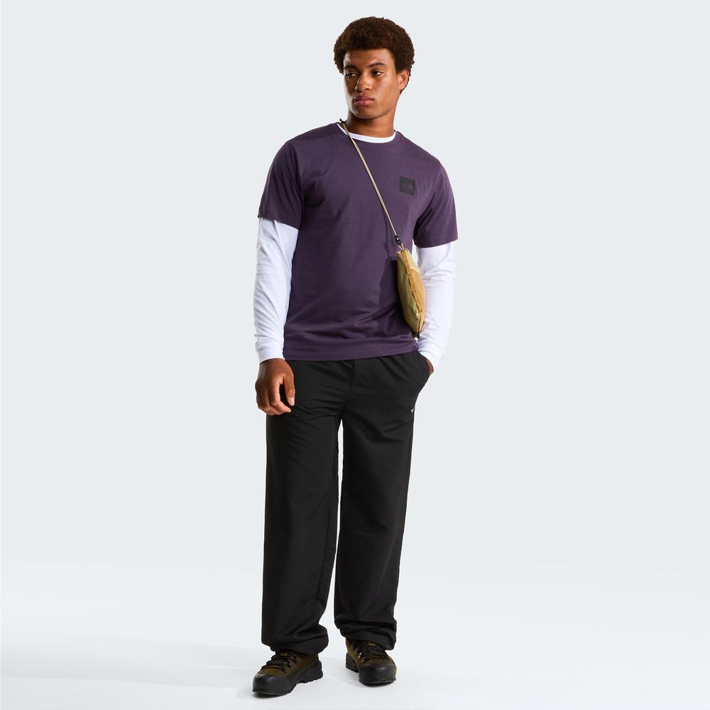 Koszulka męska The North Face Evolution Box Half Dome 0A8G9CG5O1 - fioletowa