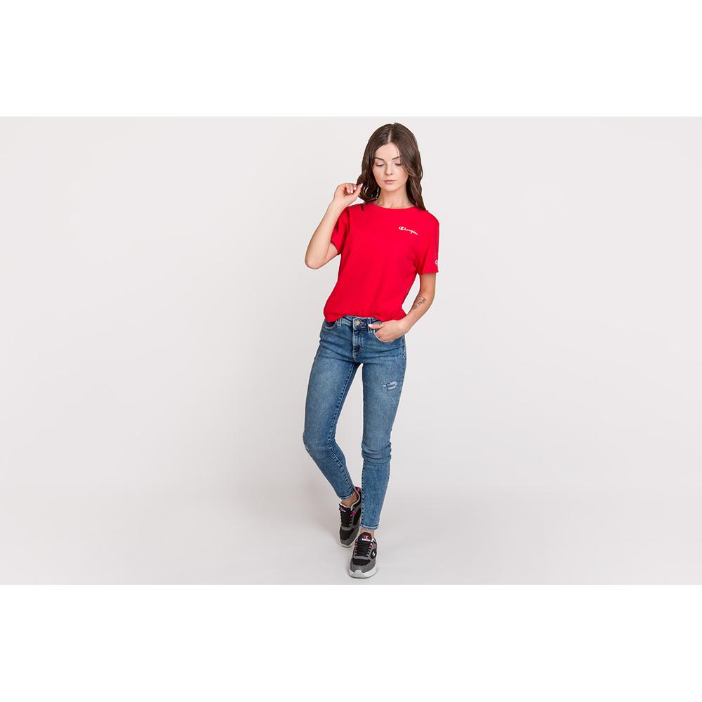 CHAMPION SMALL SCRIPT LOGO CREW NECK > 112195-RS017