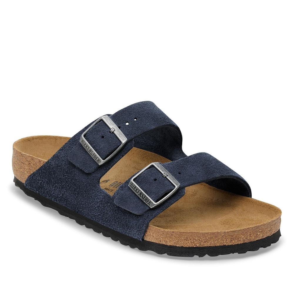 Klapki męskie Birkenstock Arizona 3240596 - granatowe