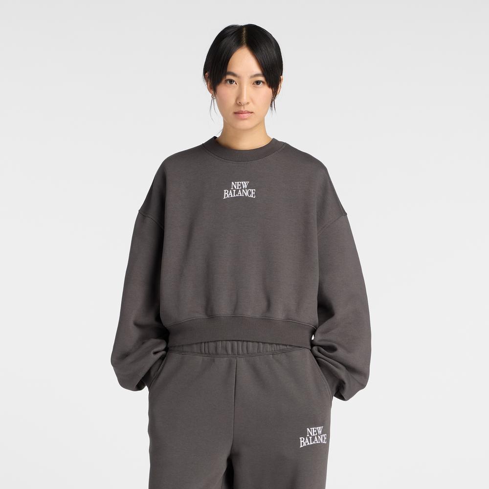 Bluza damska New Balance WT61935IABR - szara