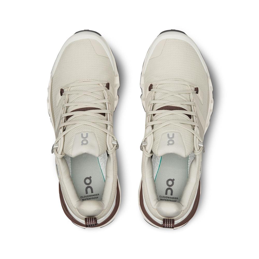 Buty On Running Cloudwander Waterproof 7398055 - beżowe