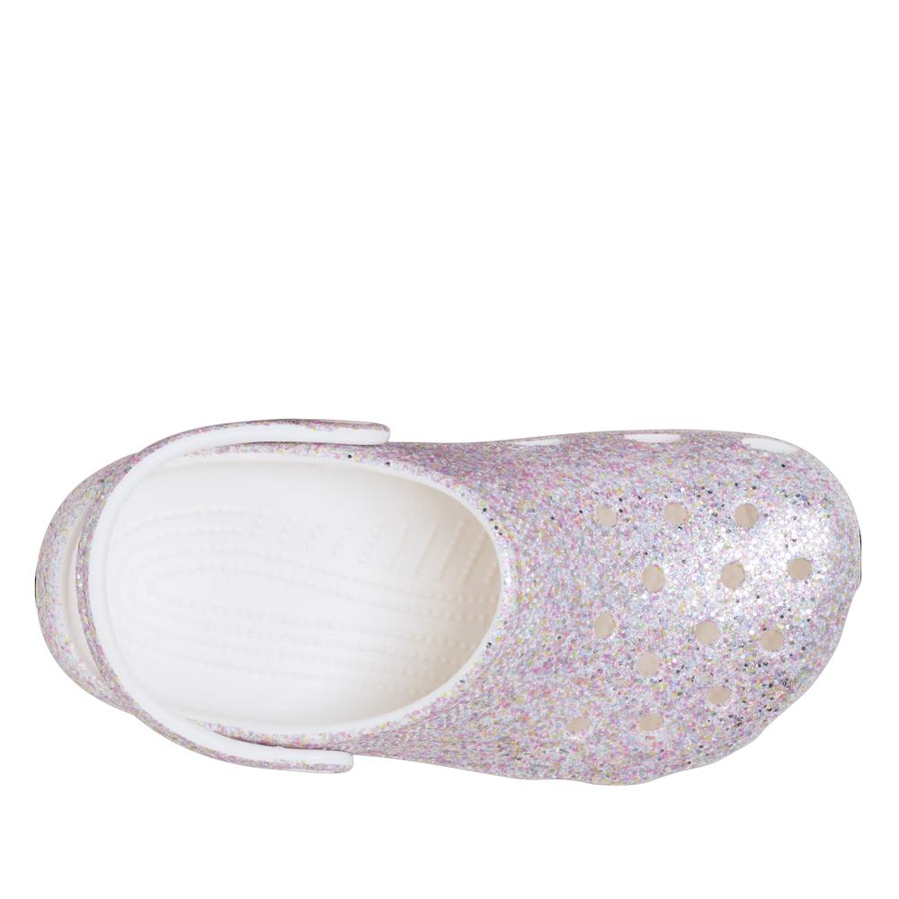 Klapki młodzieżowe Crocs Classic Fantasy Glitter Clog 212561-100 - multikolor
