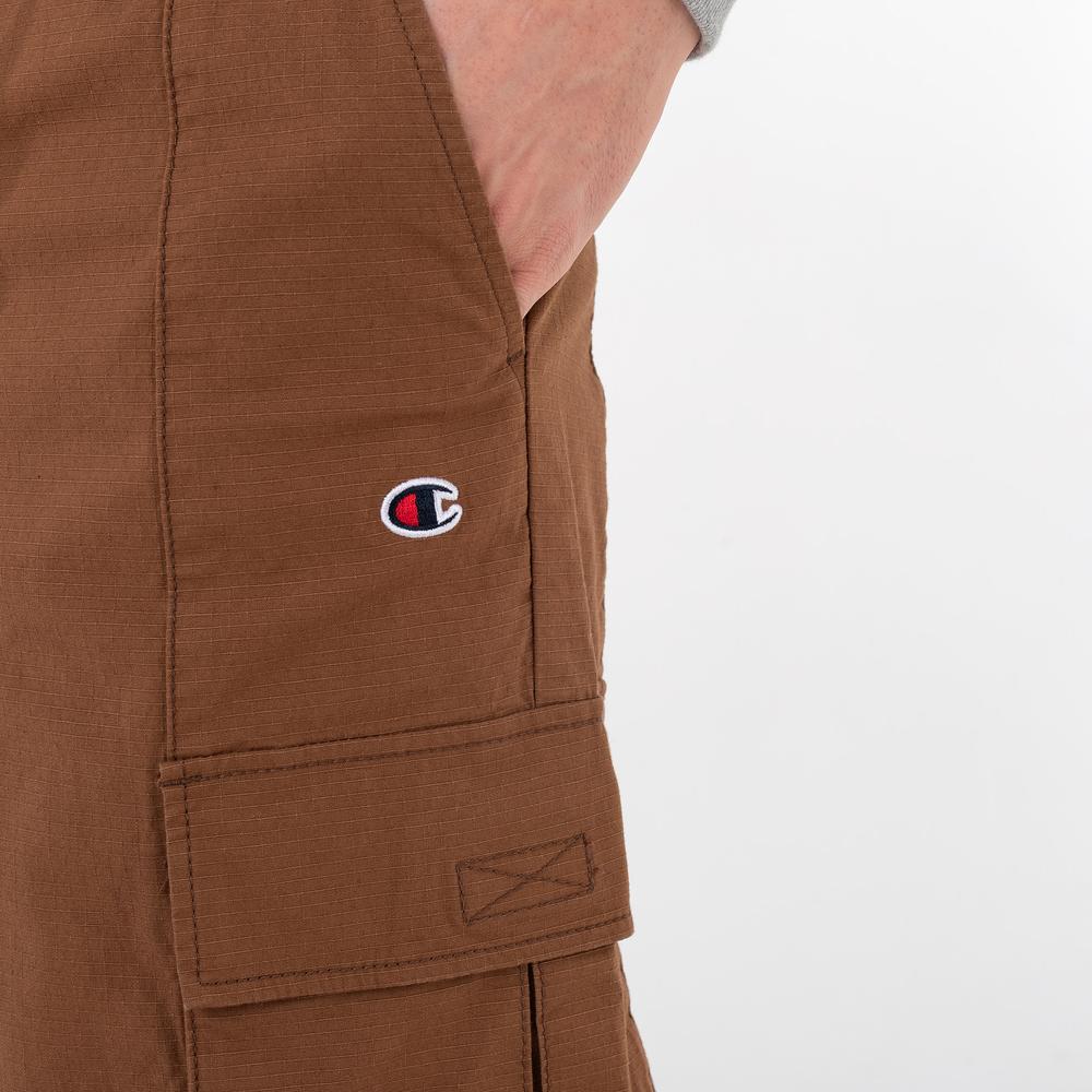 Spodnie Champion Ripstop Cotton Cargo Pants 218739-MS519 - brązowe