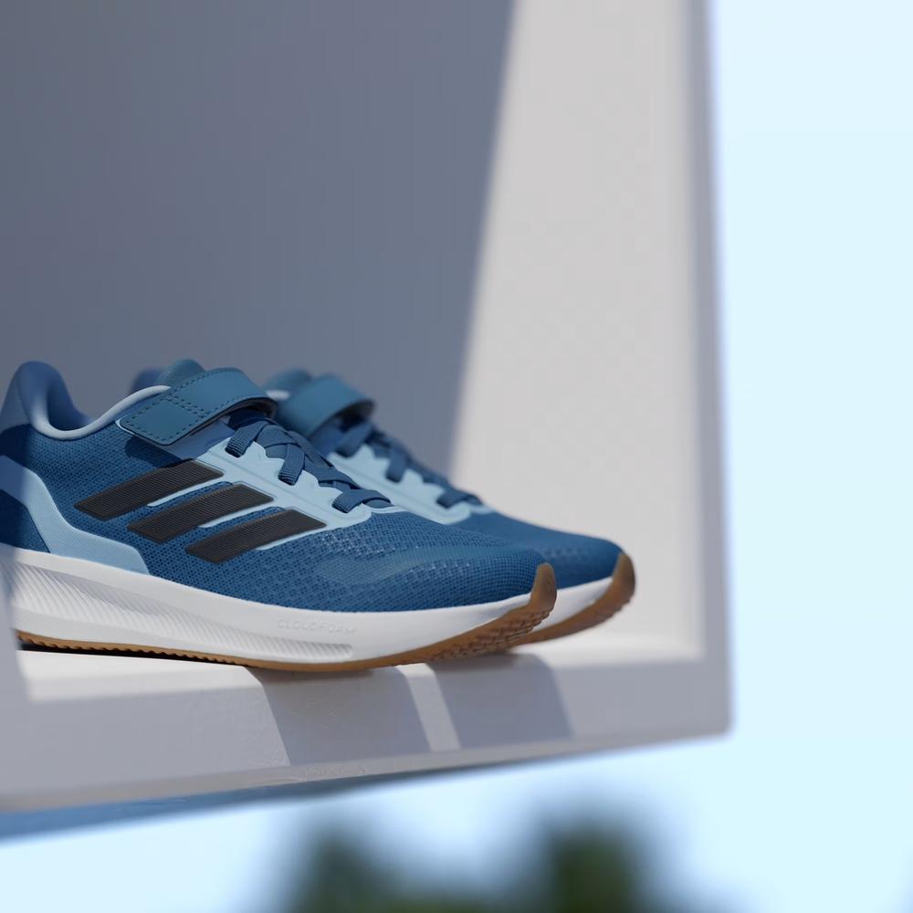Buty dziecięce adidas Runfalcon 5 JP9398 - niebieskie