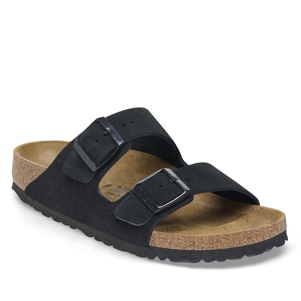 Klapki męskie Birkenstock Arizona 1027152 - czarne